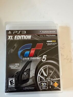 Sony PS3 Gran Turismo 5 XL Edition - Black with Blue & Red Logo